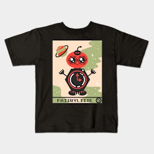 Red Robot Kids T-Shirt